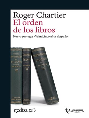 cover image of El orden de los libros